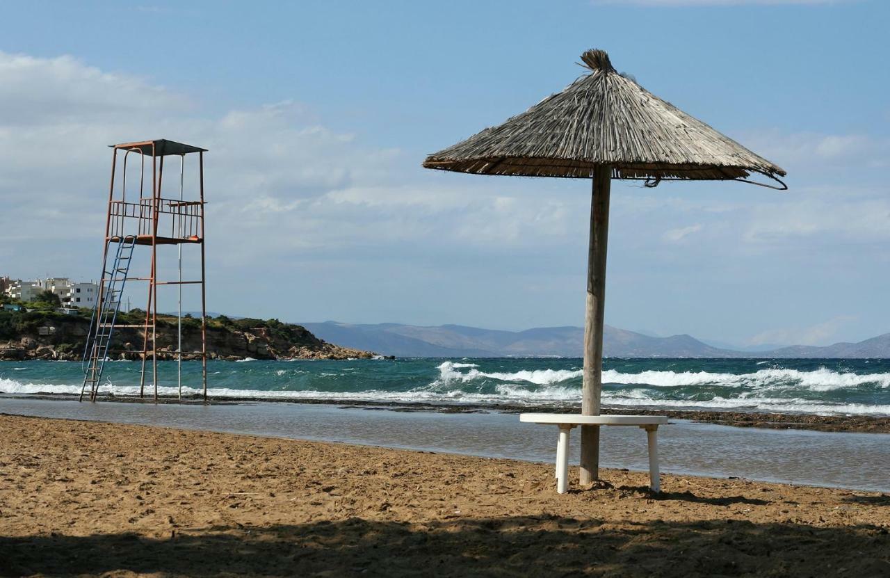 Villa Blue. Two Storey House, 100 Meters From Sea Rafina  Exterior photo