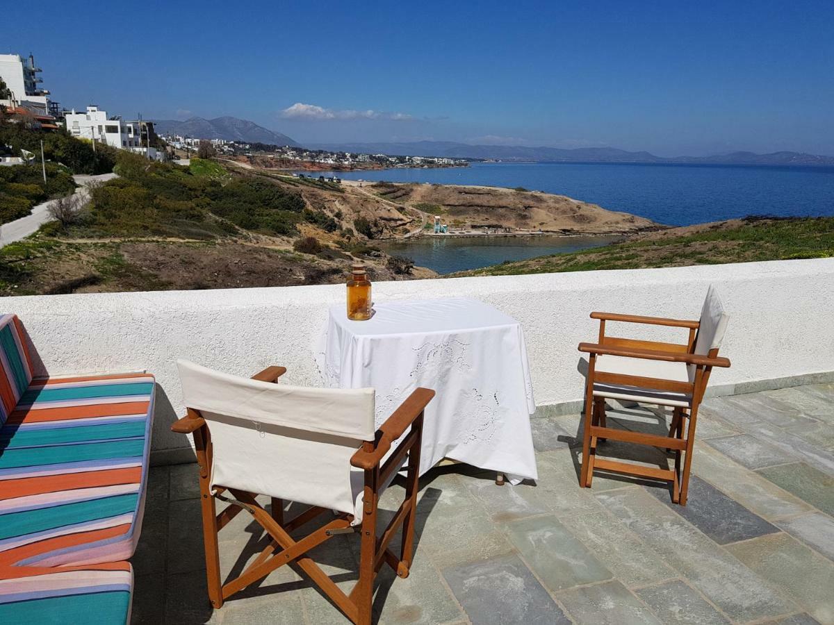 Villa Blue. Two Storey House, 100 Meters From Sea Rafina  Exterior photo